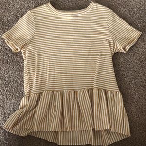 striped top size medium